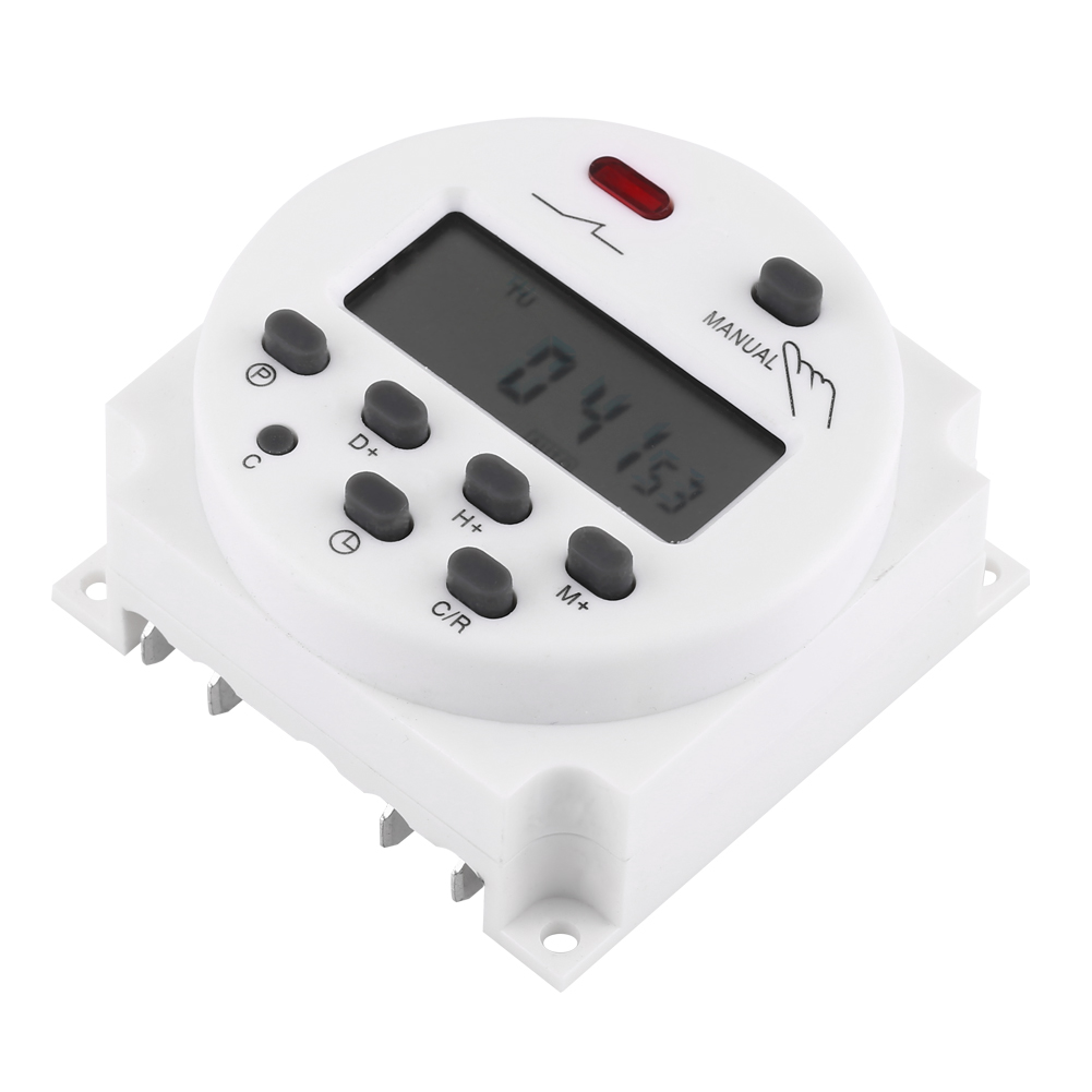 Programmierbares Digitales Elektronisches Zeitverzögerungsrelais Mit Mikrocontroller, Lcd-bildschirm, 24 V Ac/dc
