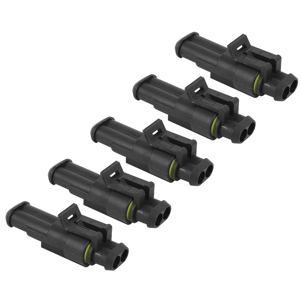 Wasserdichter 2-poliger Kfz-steckverbinder, 10 Paar Stecker/buchsen, Schnellstecker Für Autos