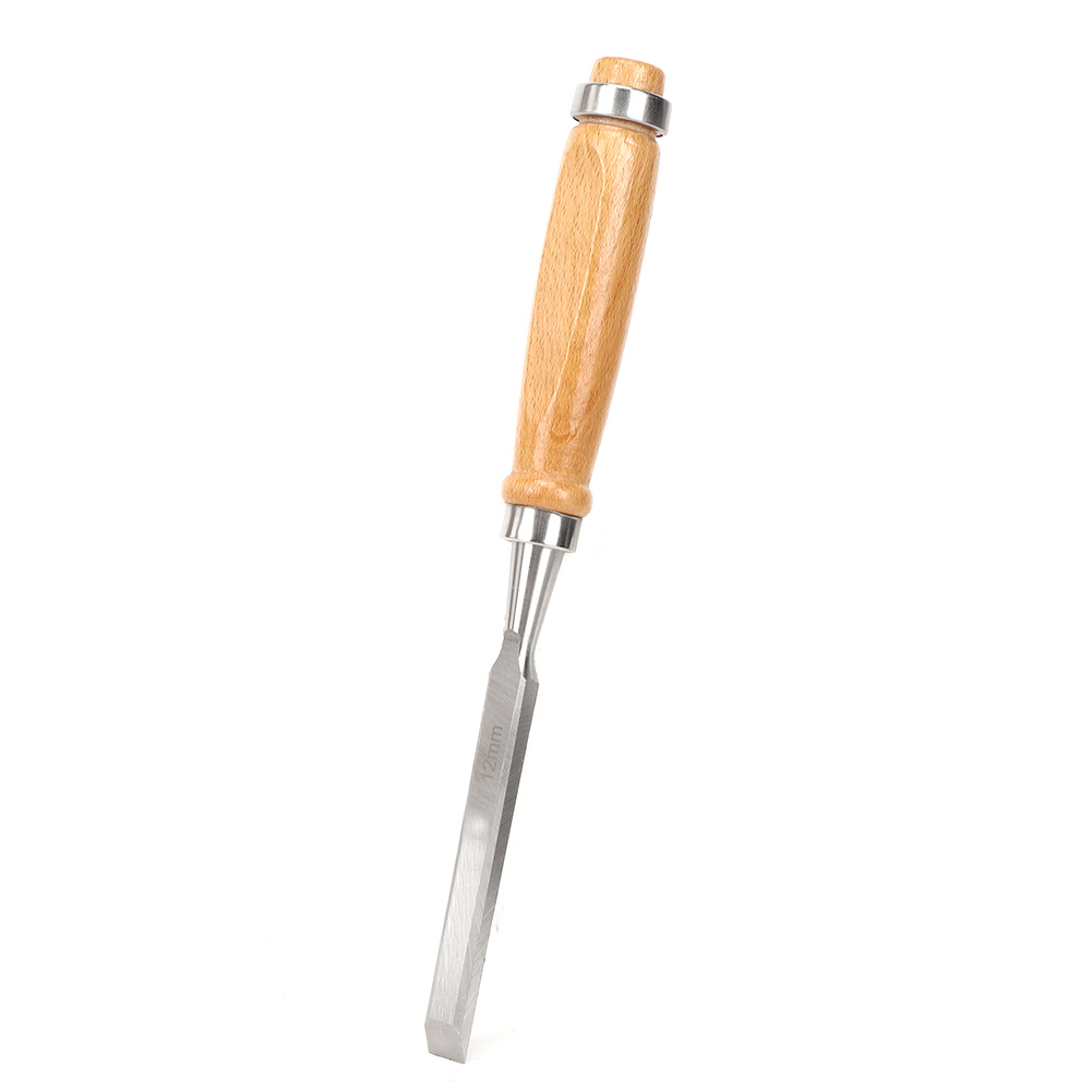 Schreinermeißel Mit Holzgriff, Geschmiedeter Chrom-vanadium-stahl, 12 Mm, Professionelles Holzschnitzwerkzeug, Präzisionsset Für Werkstatt Und Heimwerker