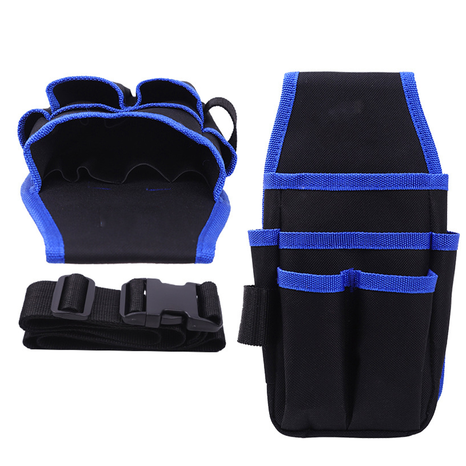 Multifunktionale Elektrikertasche Aus Oxford-gewebe, Ideal Für Professionelle Reparaturen (blau).