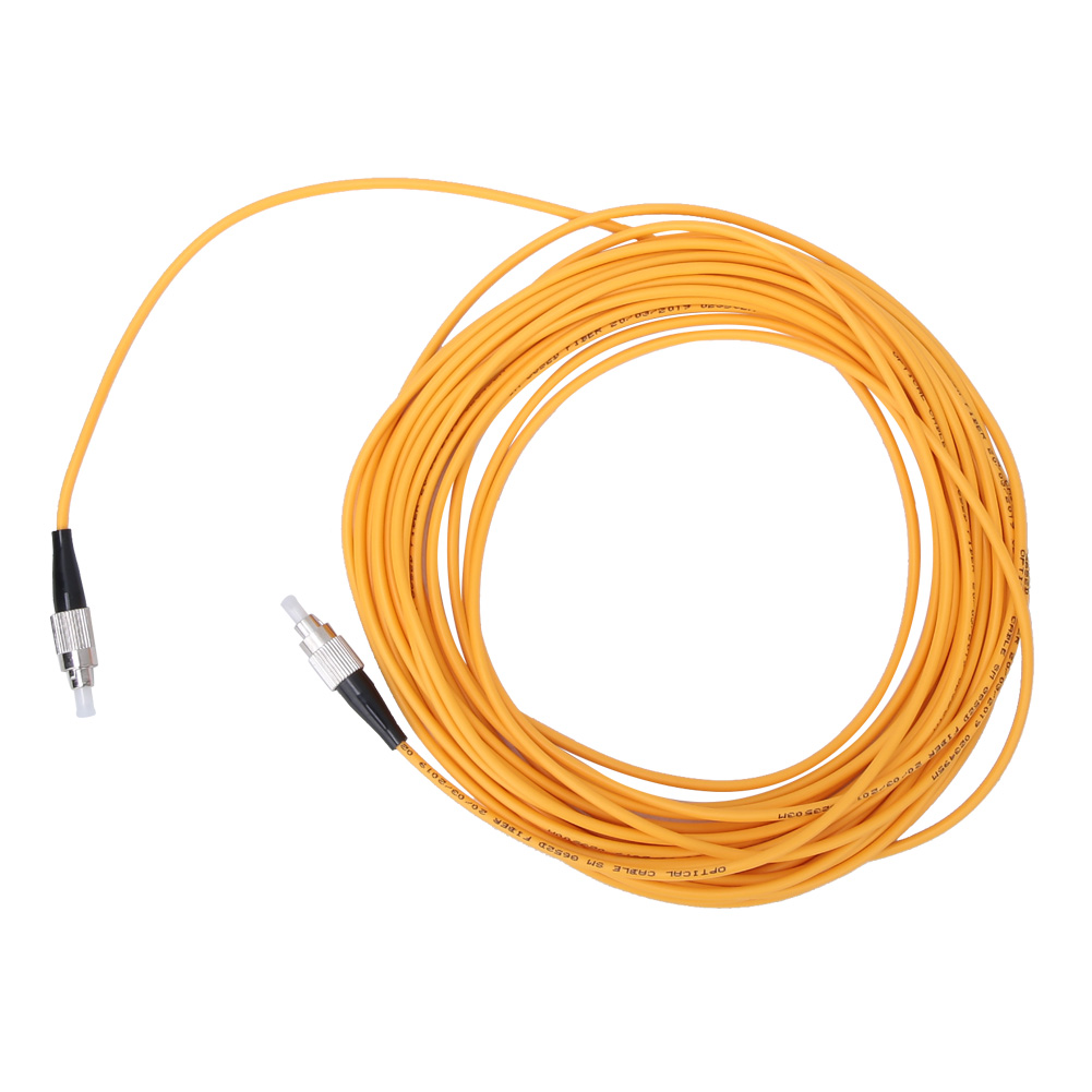 10 M Langes Singlemode-glasfaserkabel Fc/upc Auf Fc/upc, Gelbes Patchkabel, Pigtail
