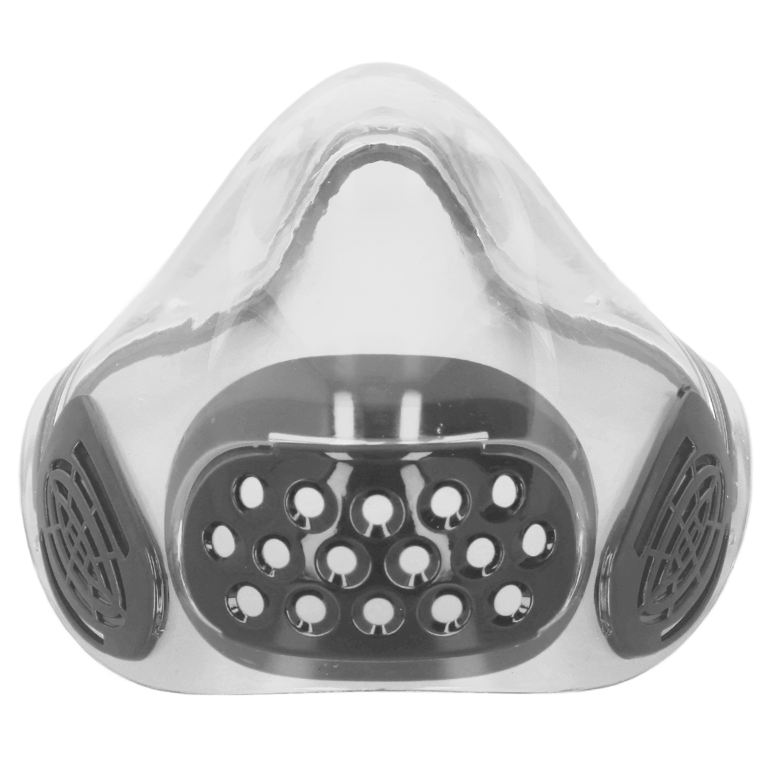 Antibeschlagfreie, Transparente Polycarbonat-gesichtsmaske Mit Spritzfilter Und Atemschutzvisier Für Lehrer Und Erwachsene (grau)