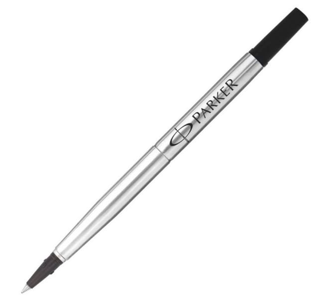 Parker Nachfüllmine für Rollerball mit mittlerer Spitze | schwarz | 12 Stück