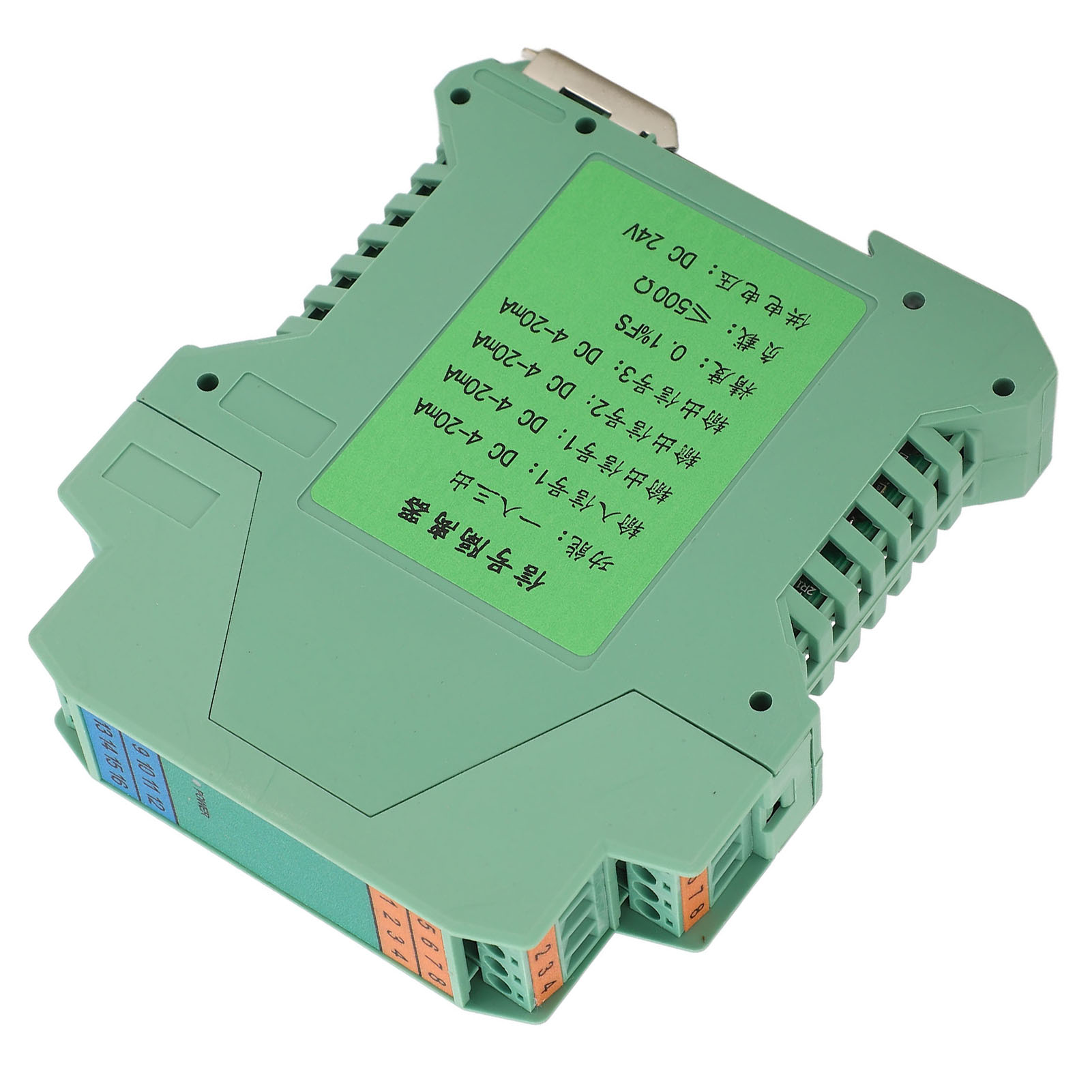 Dc-signalisolator 4 Bis 20 Ma, 1 Eingang, 3 Ausgänge, Hohe Störfestigkeit, Stromsignalisolator, 24 V Dc