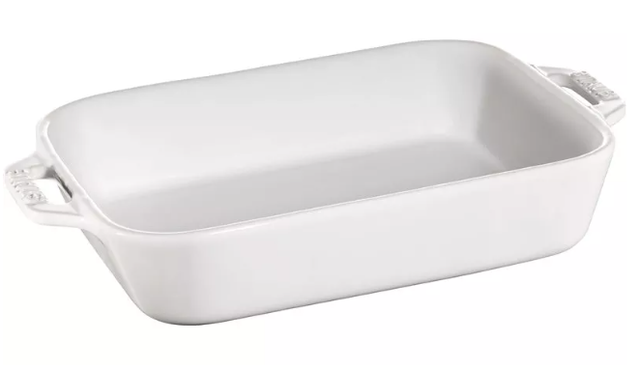 Staub Gratin Dish 34 x 24 cm - 4.5 L White