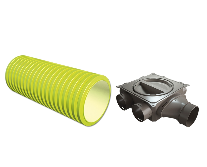 Buderus Logaplus Luftverteilpaket Rr85d 75er Rundrohrsystem Bis 85m2 (decke) - 7739619929