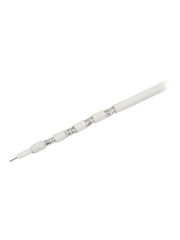 LogiLink TV/SAT coaxial raw cable CCS 120 dB 4x shielded white 100 m
