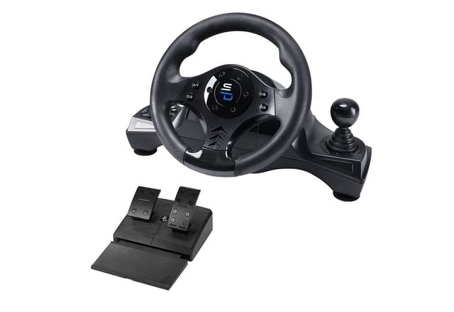 Subsonic Superdrive GS 750 Steering Wheel - Wired Steering wheel & Pedal set - Sony PlayStation 4