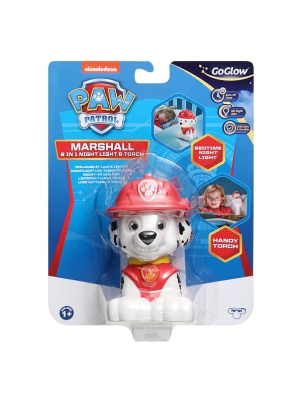Paw Patrol Marshall Bedside Night Light and Torch Buddy