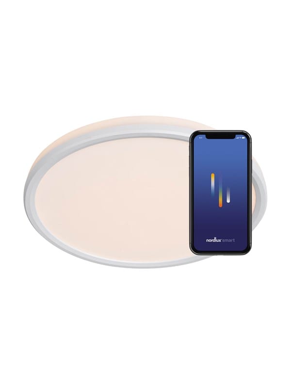 Nordlux Liva Smart Color Deckenleuchte Weiss