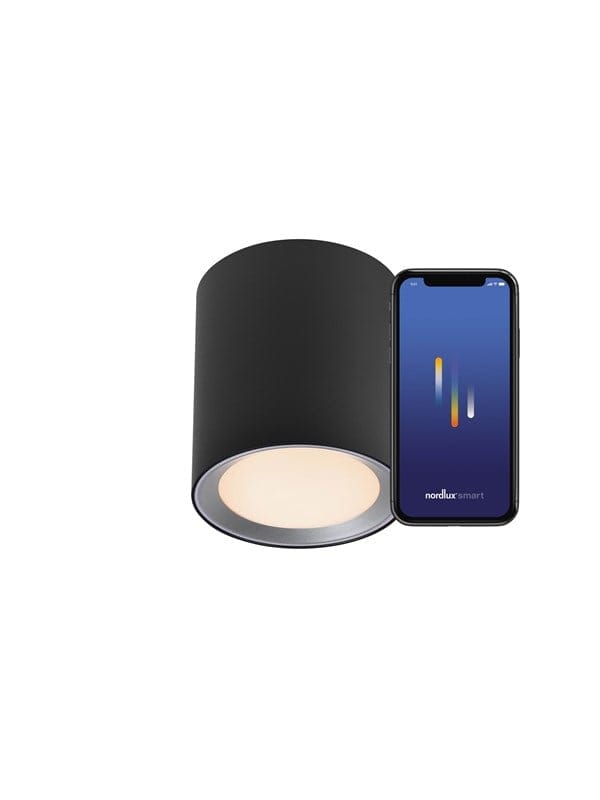 Nordlux Landom Smart Long Deckenleuchte Schwarz