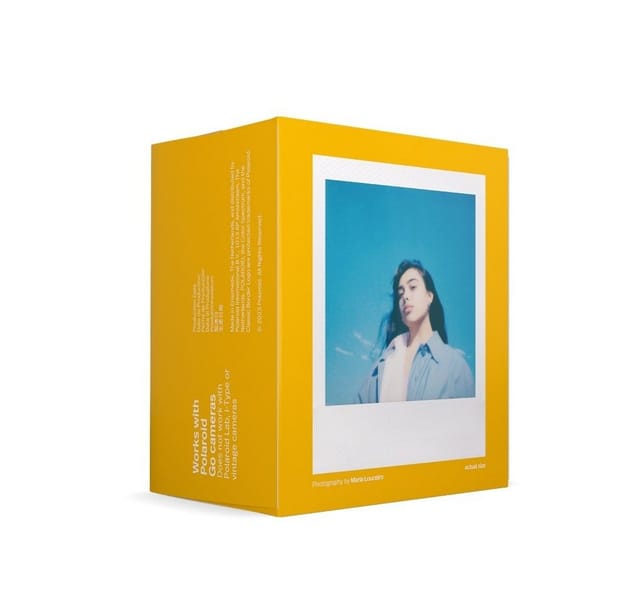 Polaroid Color Film Go Type (8 exposures) - White Frame - 2-pack