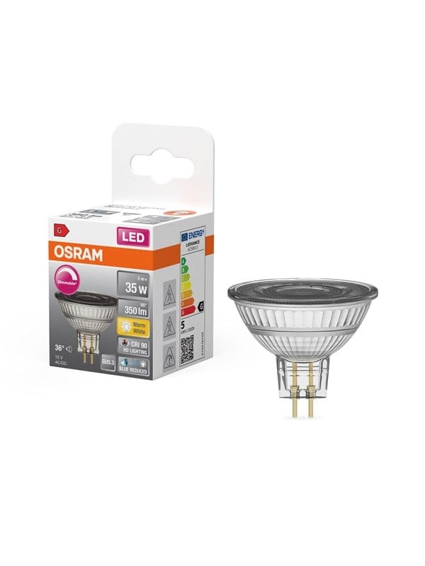 Osram LED-Lampe LED Comfort MR16 36° 350lm 5W/927 (35W) GU5.3 dimmable GU5.3