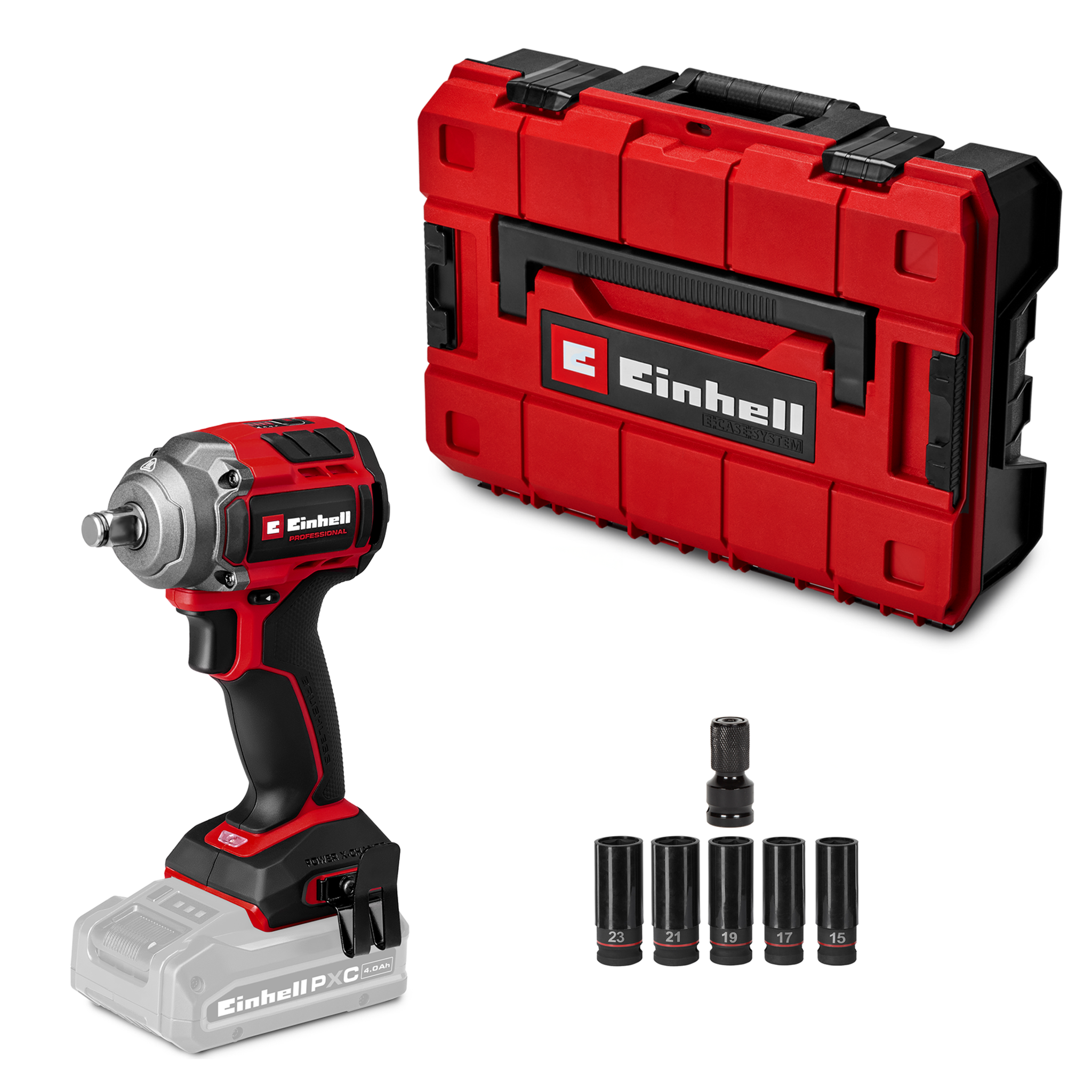 Einhell Professional Akku-schlagschrauber Tp-cwd 18/3501-c Li Bl +6 S-f Power X-change (18 V, 350 Nm Drehmoment, 600 Nm Lösemoment, Brushless, Inkl. Zubehör, Ohne Akku)
