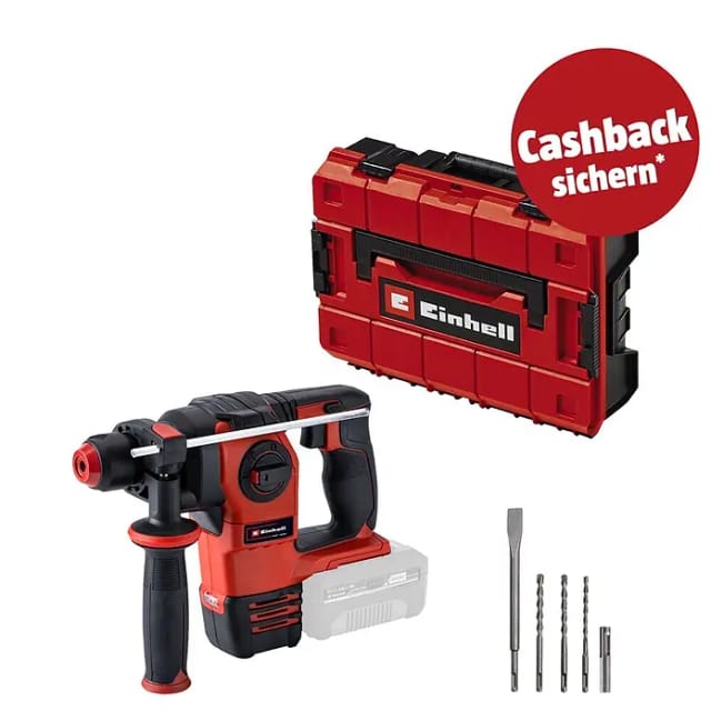 Einhell Professional Akku-bohrhammer Tp-hd 18/22 Li Bl +4 - Solo Power X-change (18 V, Brushless, 2,3 J, Sds-plus, Pneumatisches Schlagwerk, E-case S-f, Zubehör, Ohne Akku)