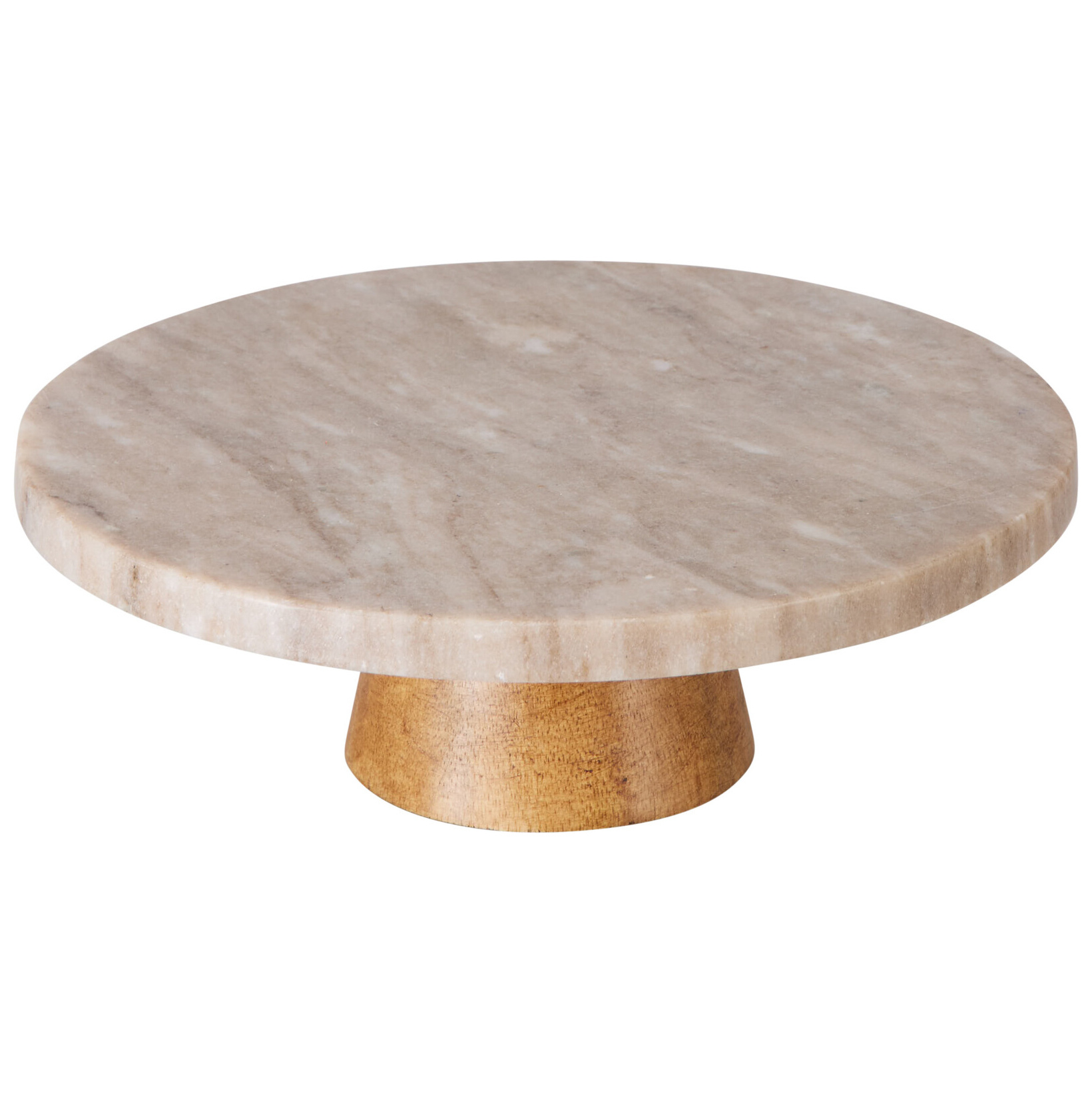 Tortenplatte Mit Fuß, Keramik, Beige, Ø 28 Cm X 9 Cm
