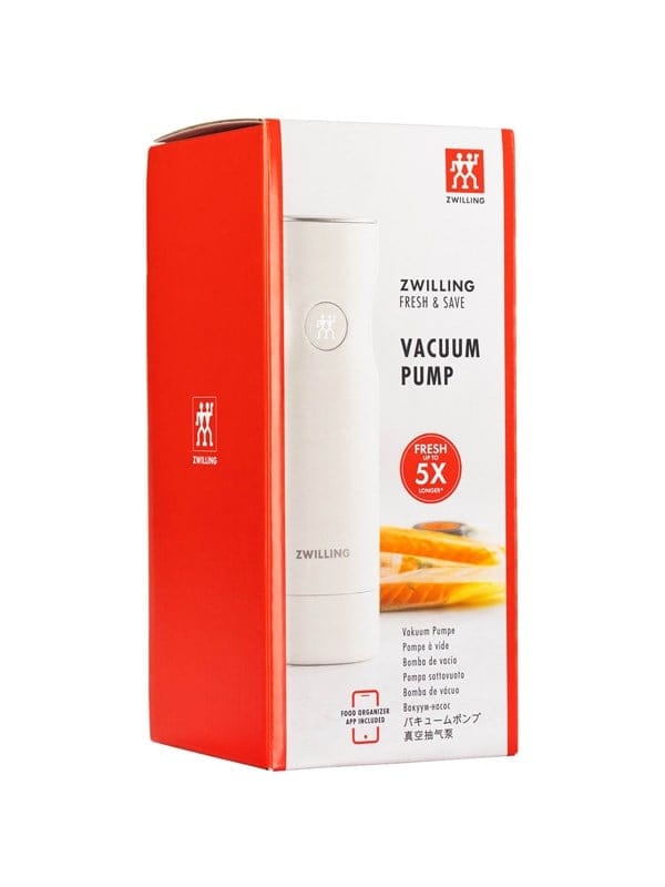 Zwilling Fresh & Save handheld vacuum bag sealer - white