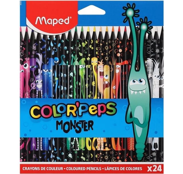 Maped Color'Peps Monster Colour pencils x24