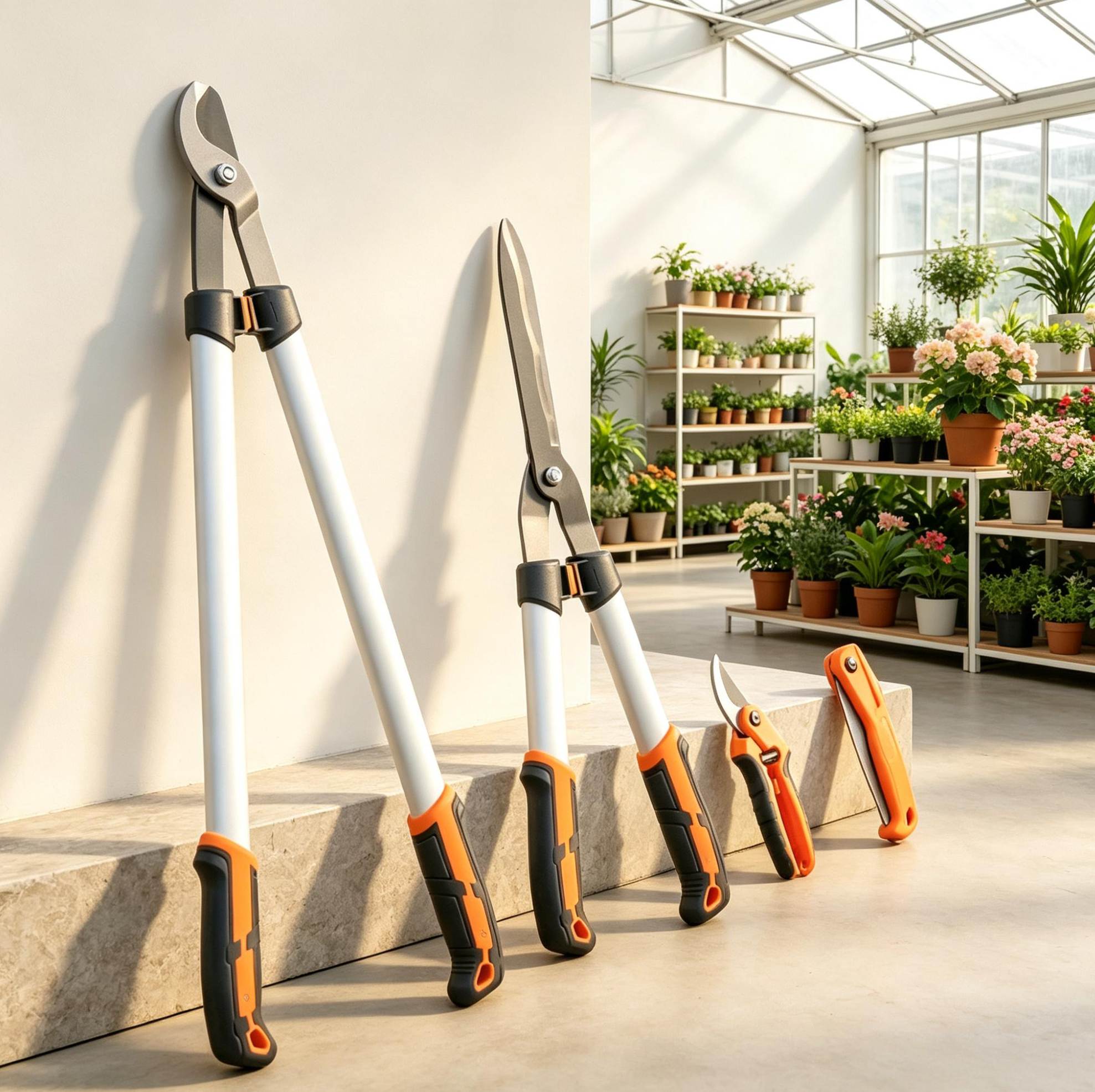 4-teiliges Garten-baumschneide-set Mit Astschere, Schere Und Klappsäge Havrya