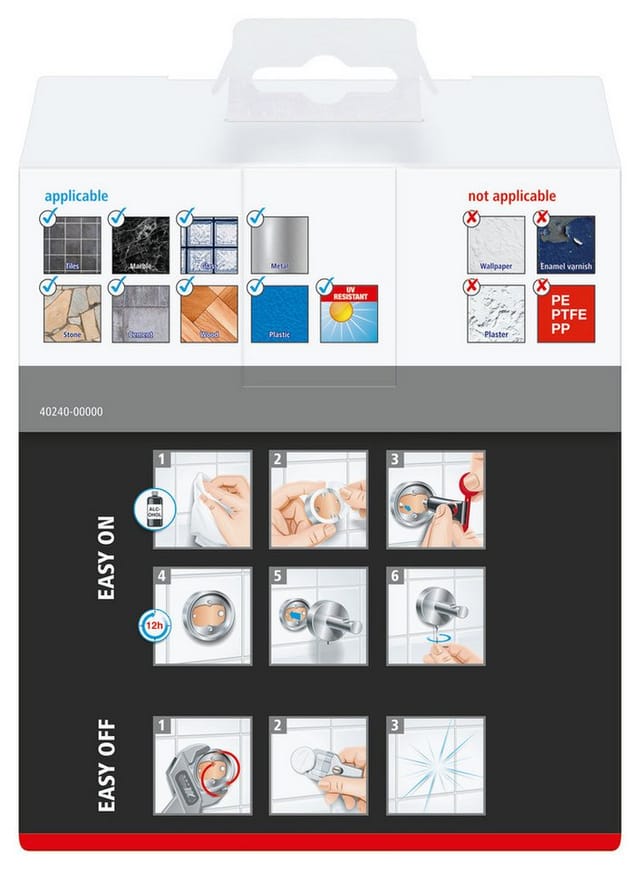 tesa Ekkro soap dish self-adhesive