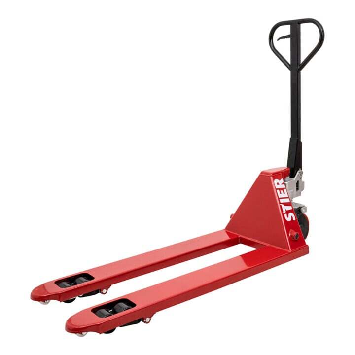 [gebraucht] B-ware Stier Gabelhubwagen Tragkraft 2500kg Gabellänge 1150mm Nylon-reifen Quicklift