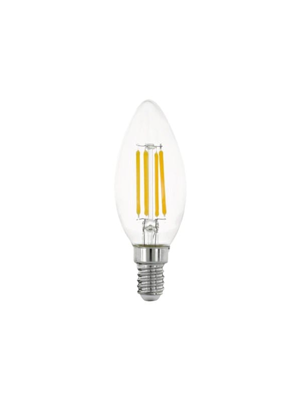 EGLO LED-Lampe C35 Candle 4W/827 470 lumen clear E14