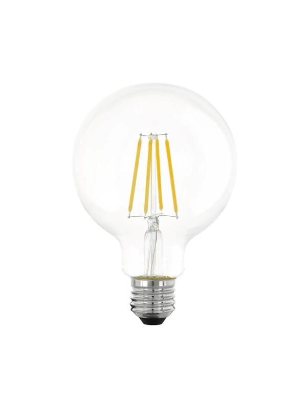 EGLO LED-Lampe G95 Globe 7.3W/827 806 lumen clear 3-step dimmable E27