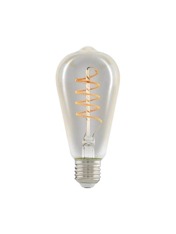EGLO LED-Lampe ST64 Spiral 4W/822 270 lumen amber 3-step dimmable E27