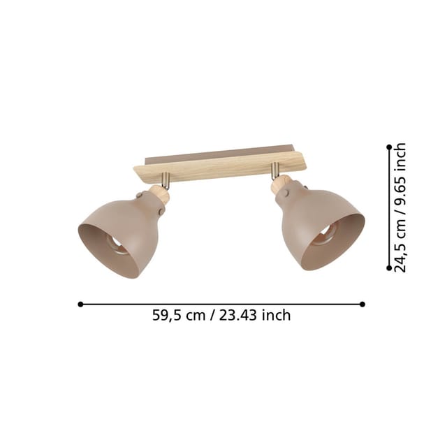 EGLO ARRECIFE spot rail 2L sand