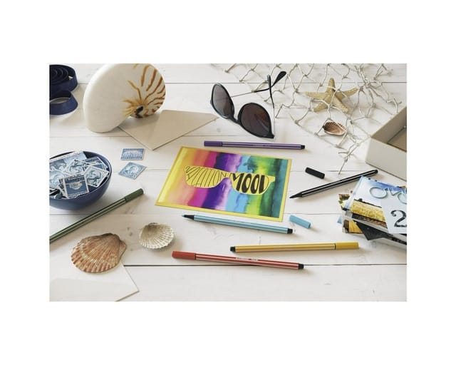 STABILO Pen 68 Arty metal tin of 66 colors