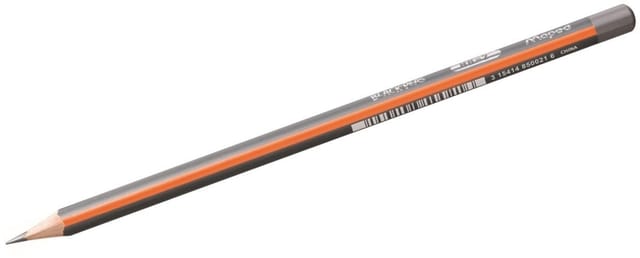 Maped Blackpeps school pencil. HB. Box of 12 pcs