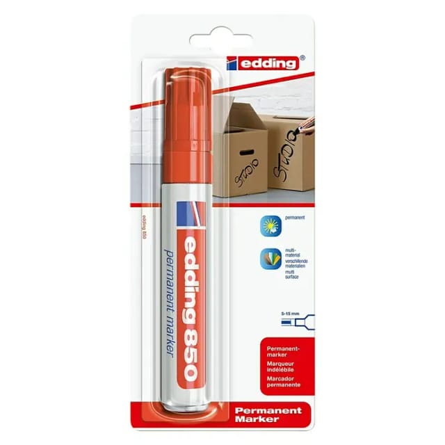 Edding e-850 permanent marker red