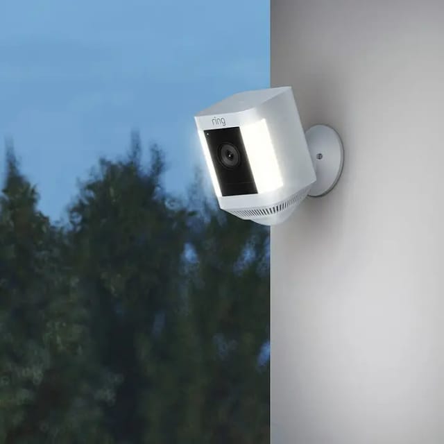 Ring Spotlight Cam Plus Battery White