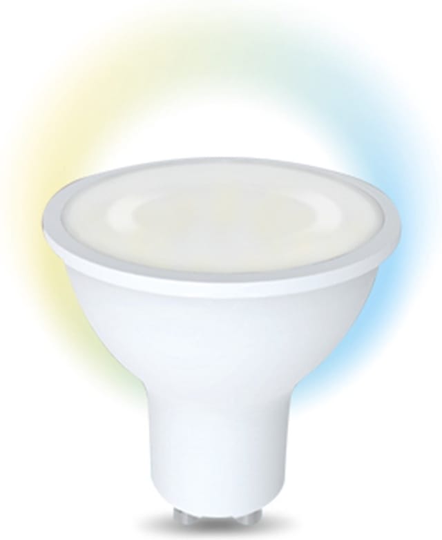 DENVER - LED spot light bulb - GU10 - 5 W - white light - 2700-6500 K