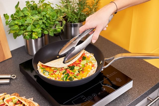 Rösle Kitchen/universal tongs lockable 30 cm Steel/Silicone