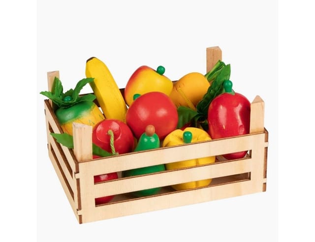 Goki Fruit and Vegetables in Box 10pcs.
