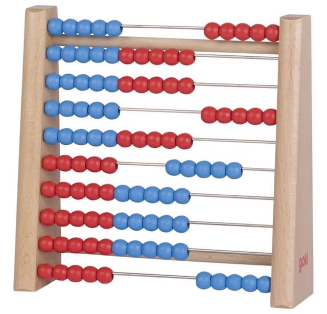 Goki Wooden Abacus 17x16.5 cm