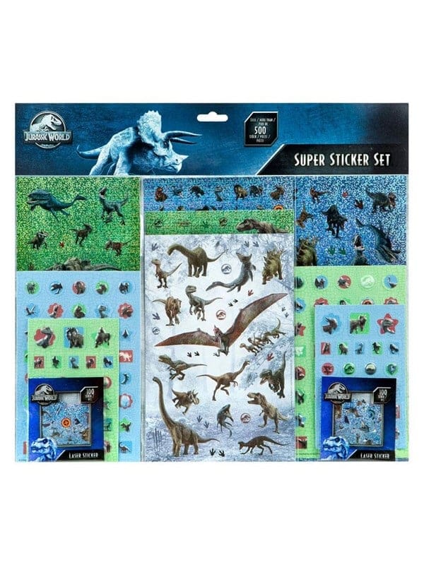 Undercover Jurassic World Sticker Set 500pcs.