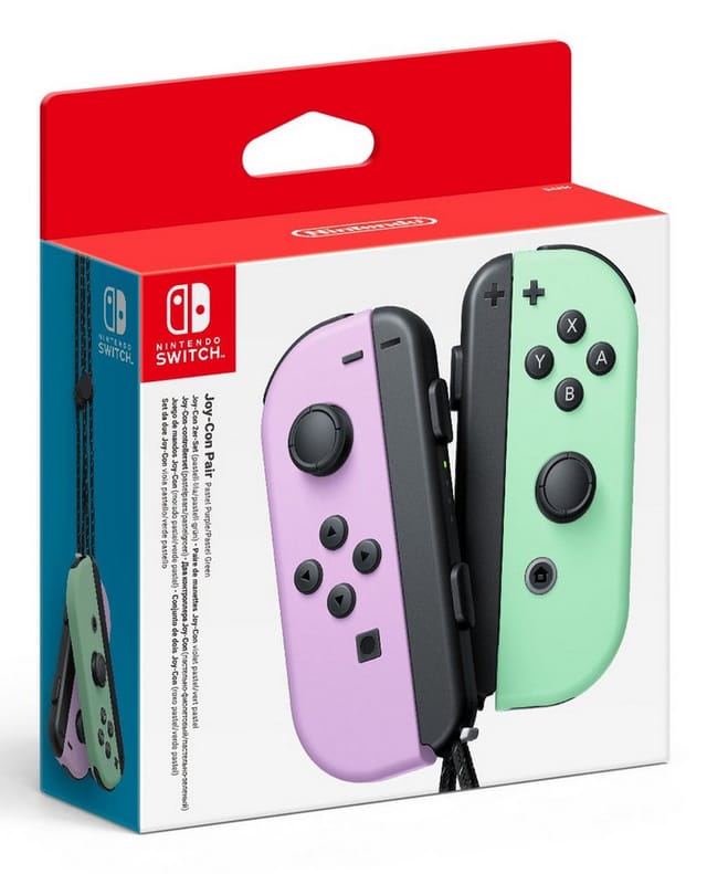 Nintendo Joy-Con Pair Pastel Purple/Pastel Green - Wireless Controller - Nintendo Switch