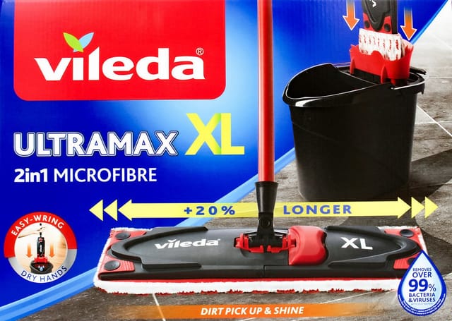 Vileda Ultramax XL BOX set - flat mop + bucket