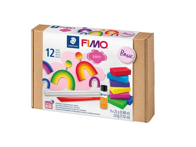 Staedtler Set Mod. clay FIMO soft basic pack