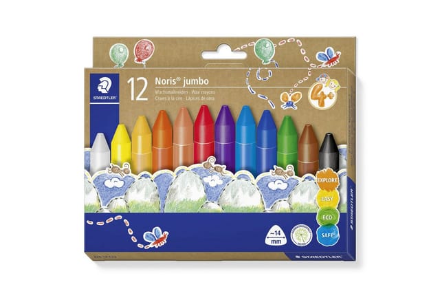 Staedtler Wax crayon Noris jumbo 12x14mm
