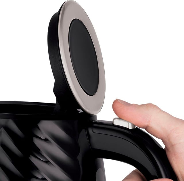Russell Hobbs Wasserkocher Groove 26380-70 - black - Black with stainless steel accents - 2400 W