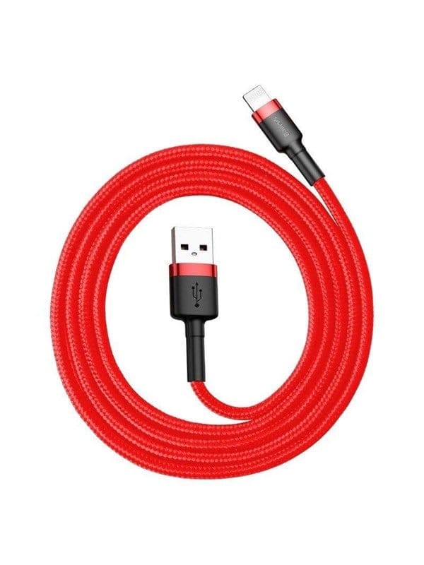 Baseus Cafule USB Lightning Cable 2.4A 0.5m (Red)