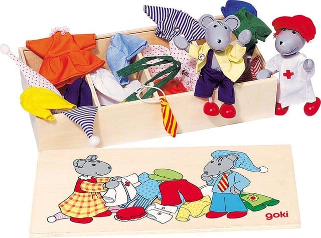 Goki Mouse dolls + Clothes