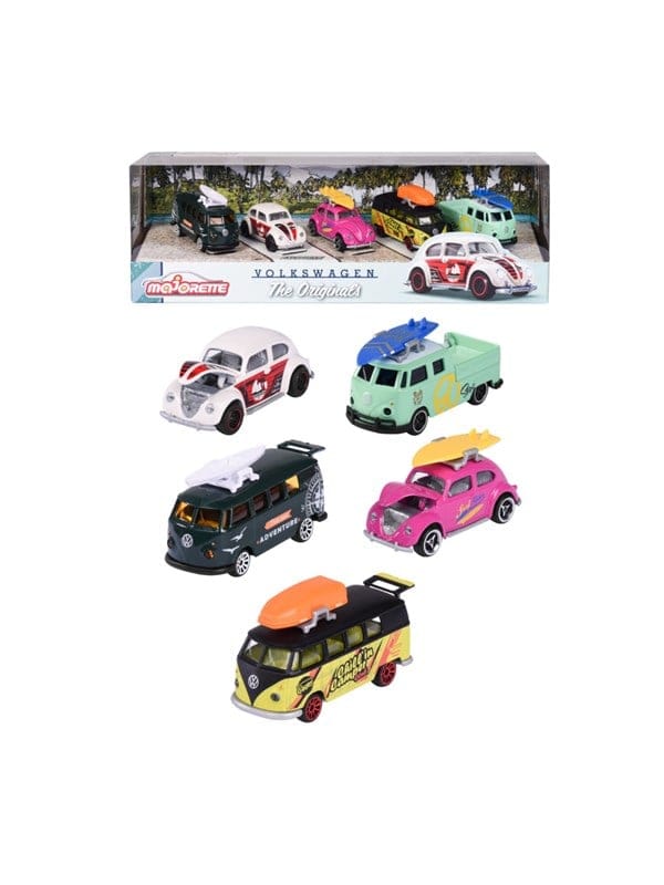 Majorette Volkswagen The Originals Play Cars 5pcs