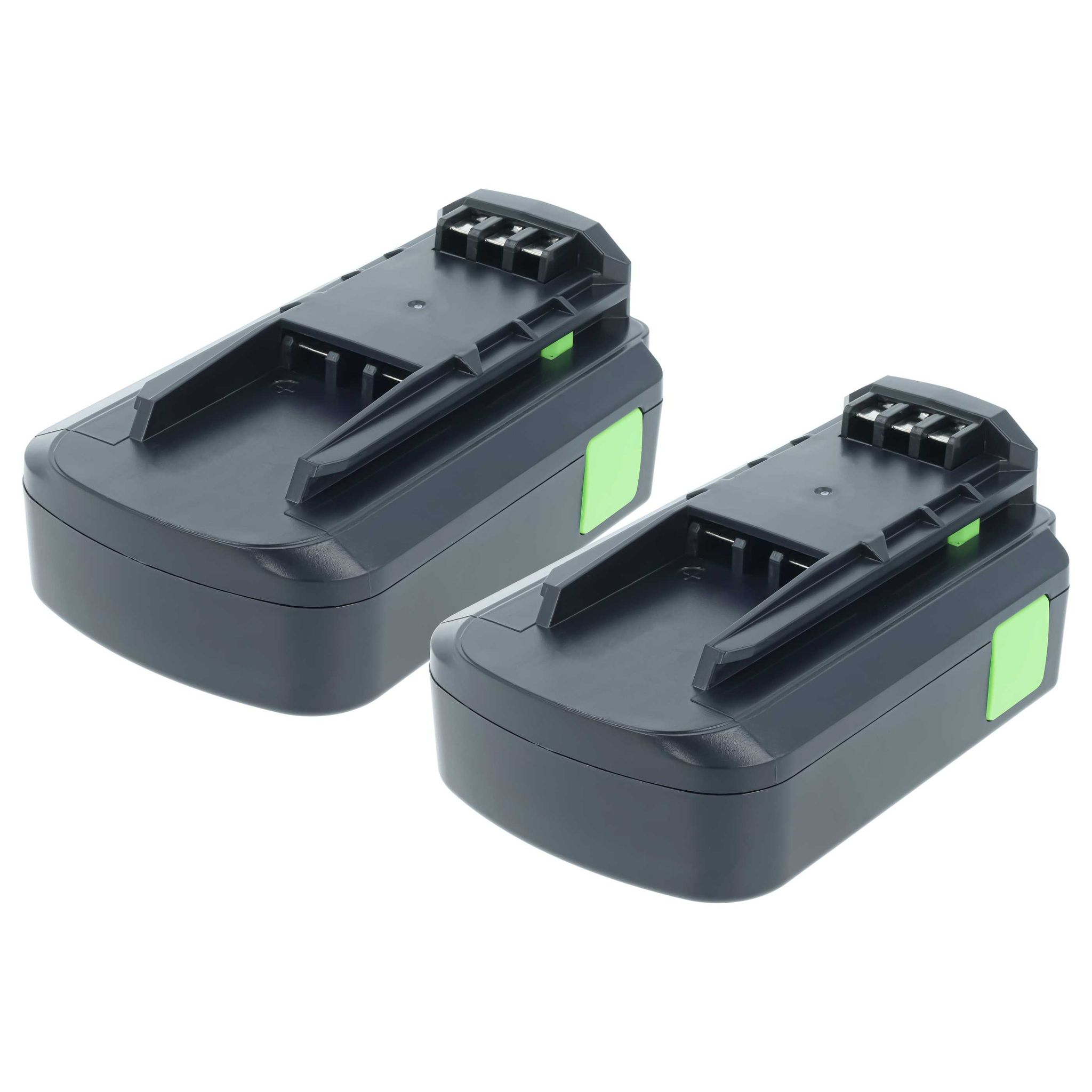Vhbw 2x Akku Kompatibel Mit Festo Festool Psbc 400 Eb, Pdc 18/4 Li-basic Für Pdc 18/4 Li 5.2-set Werkzeug (2000 Mah, Li-ion, 18 V)