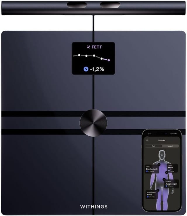 Withings Bodyfit Schwarz Personenwaage
