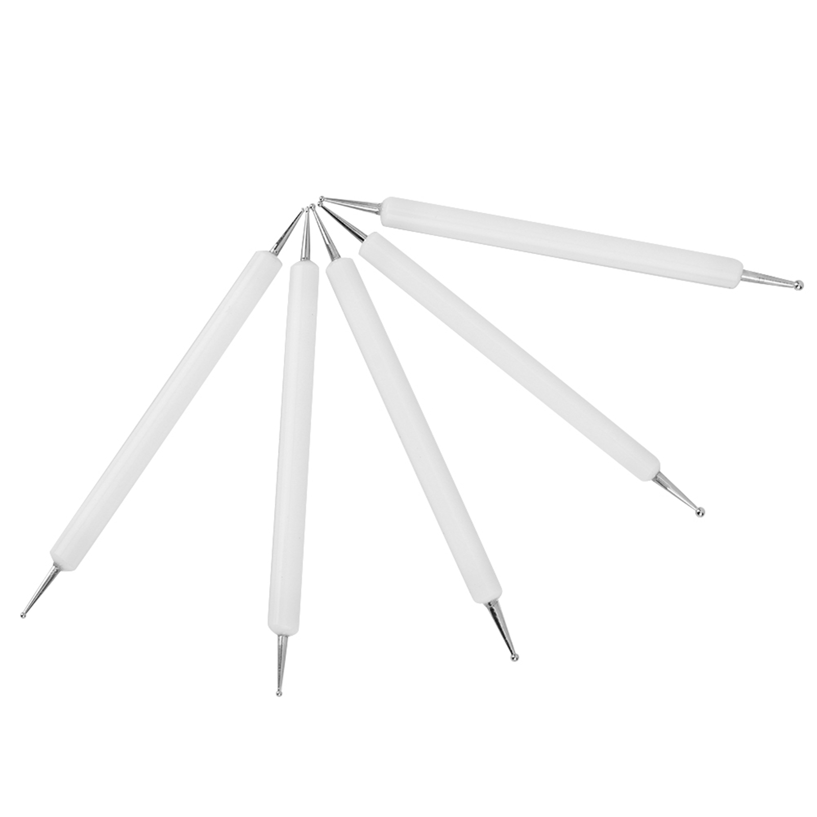 Stück Acrylstab Mit Doppeltem Ende, Runder Kopf, Tonmarkierungsstift, Diy-modellierwerkzeug (weiß)