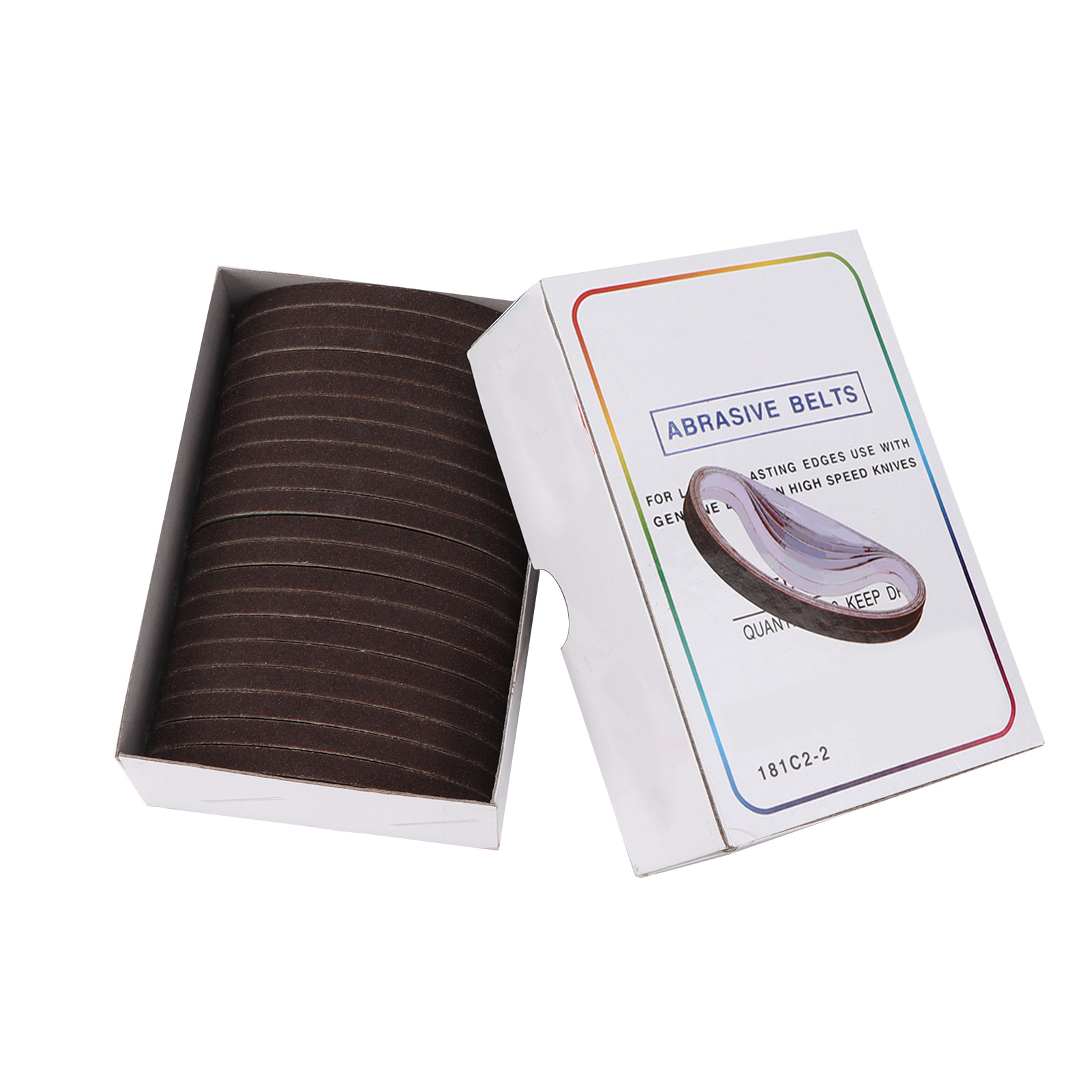 100 Stück Schleifband, Feuchtigkeitsbeständig, Hitzebeständig, Aus Aluminiumoxid, Langlebig, Antistatisch, Waschbar, Zum Polieren
